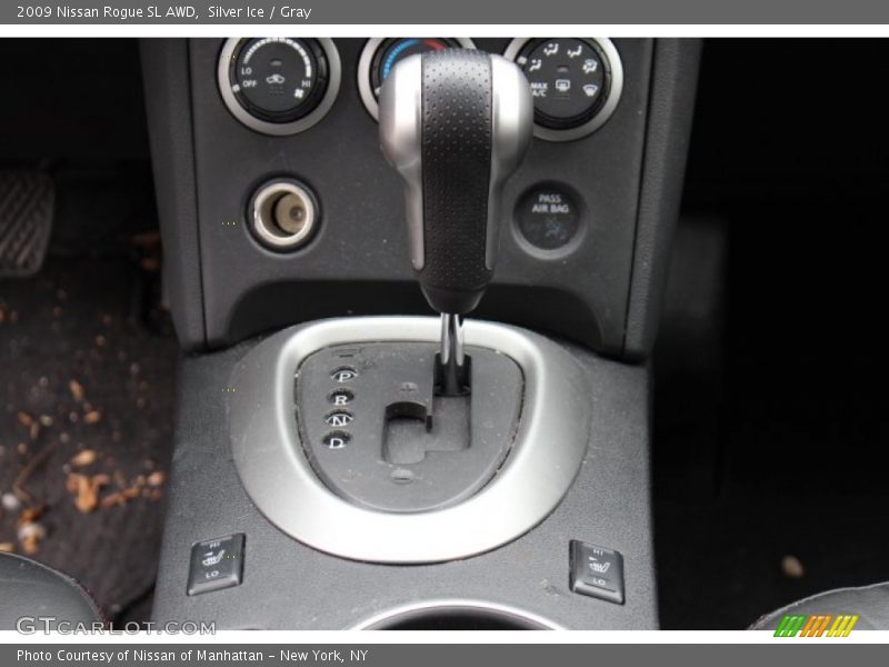 Silver Ice / Gray 2009 Nissan Rogue SL AWD