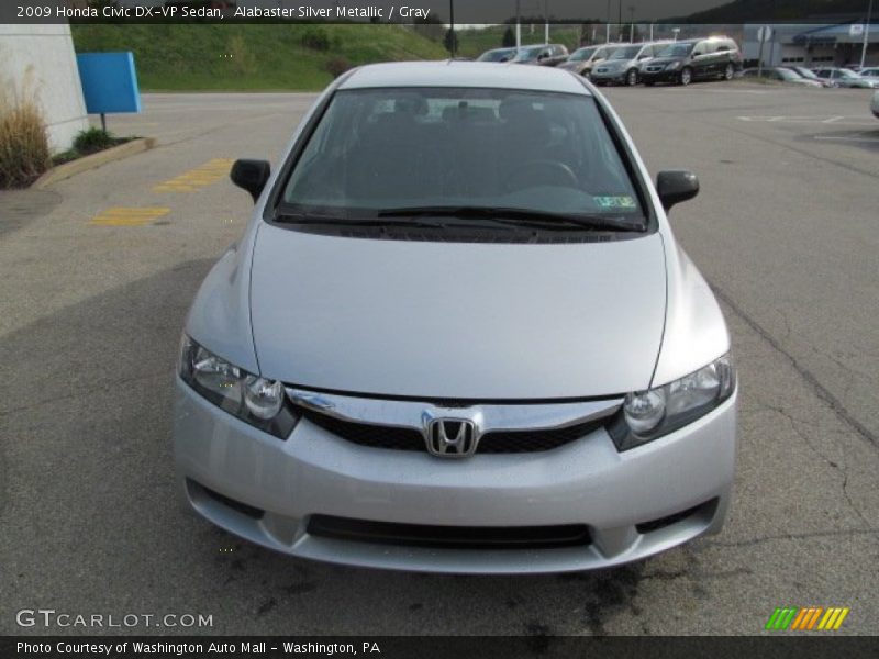 Alabaster Silver Metallic / Gray 2009 Honda Civic DX-VP Sedan