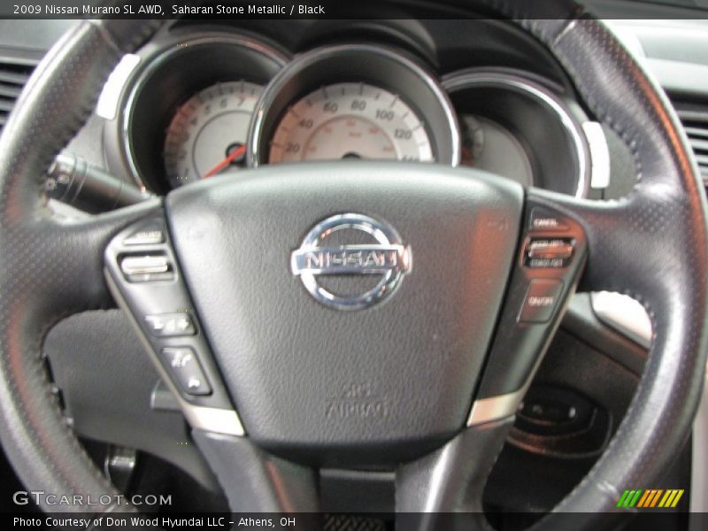 Saharan Stone Metallic / Black 2009 Nissan Murano SL AWD