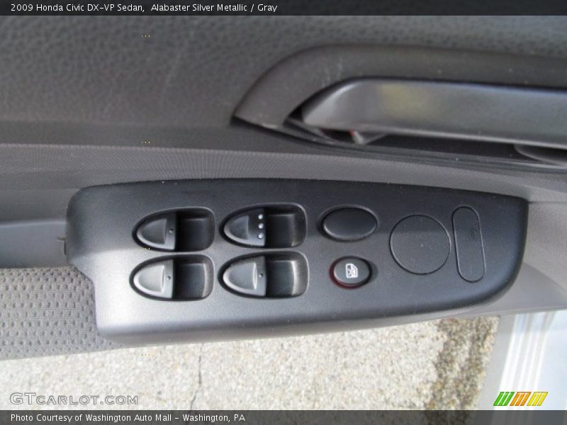 Alabaster Silver Metallic / Gray 2009 Honda Civic DX-VP Sedan