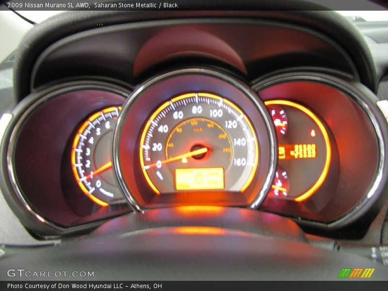 Saharan Stone Metallic / Black 2009 Nissan Murano SL AWD