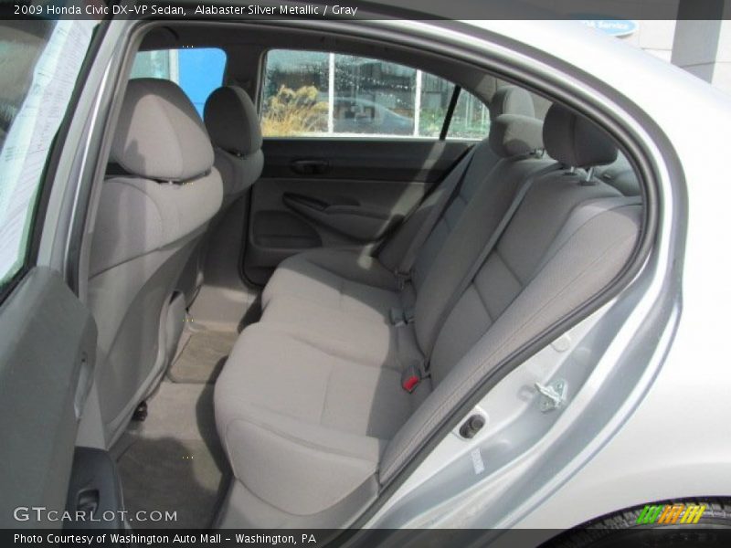 Alabaster Silver Metallic / Gray 2009 Honda Civic DX-VP Sedan