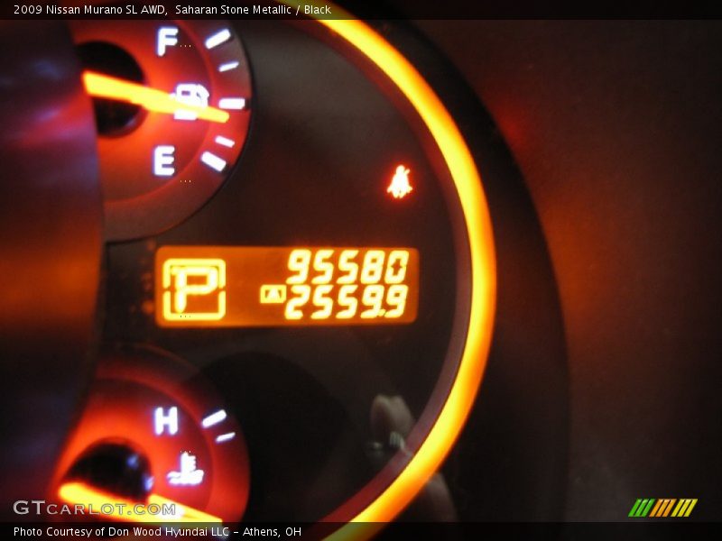 Saharan Stone Metallic / Black 2009 Nissan Murano SL AWD