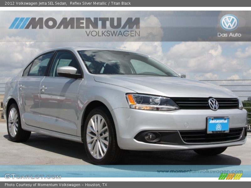 Reflex Silver Metallic / Titan Black 2012 Volkswagen Jetta SEL Sedan
