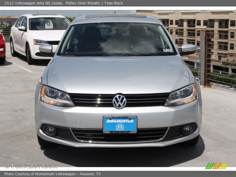 Reflex Silver Metallic / Titan Black 2012 Volkswagen Jetta SEL Sedan