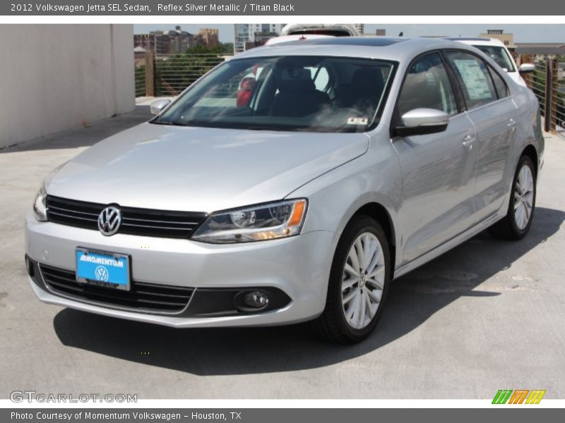 Reflex Silver Metallic / Titan Black 2012 Volkswagen Jetta SEL Sedan