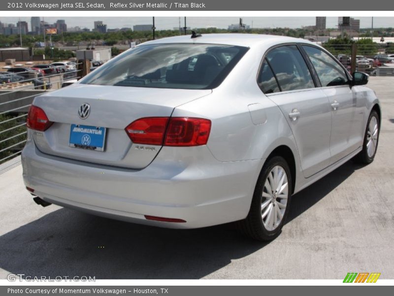 Reflex Silver Metallic / Titan Black 2012 Volkswagen Jetta SEL Sedan