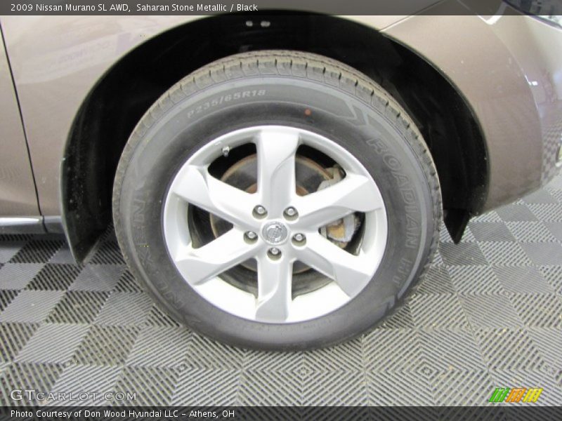 Saharan Stone Metallic / Black 2009 Nissan Murano SL AWD