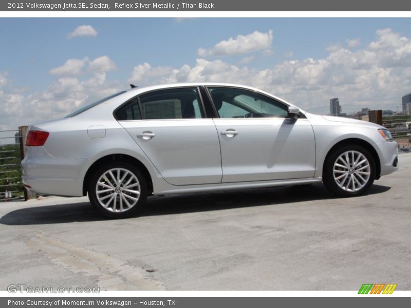 Reflex Silver Metallic / Titan Black 2012 Volkswagen Jetta SEL Sedan