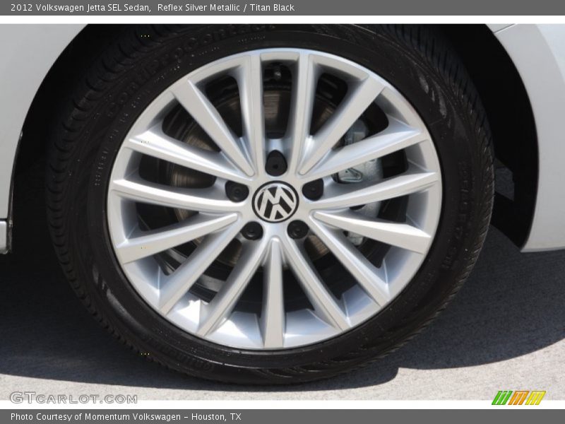 Reflex Silver Metallic / Titan Black 2012 Volkswagen Jetta SEL Sedan