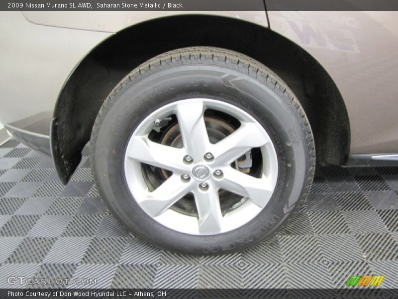 Saharan Stone Metallic / Black 2009 Nissan Murano SL AWD