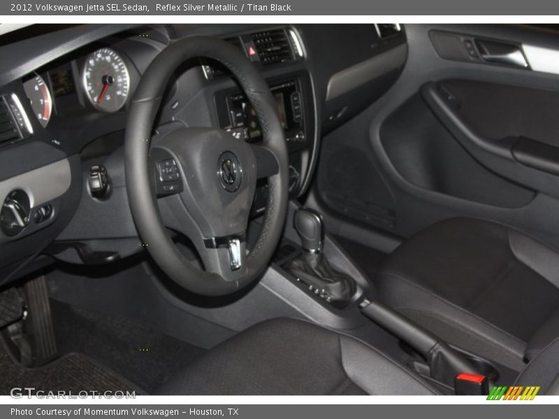 Reflex Silver Metallic / Titan Black 2012 Volkswagen Jetta SEL Sedan