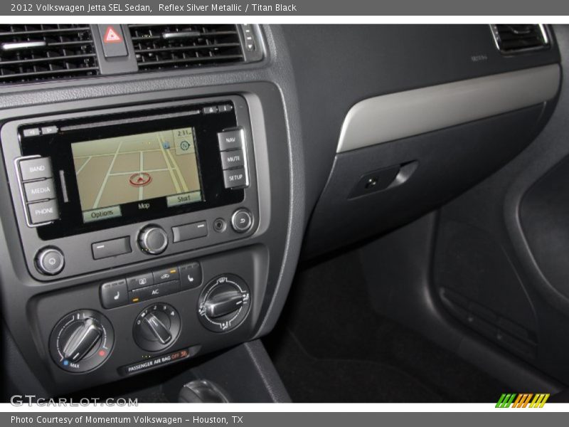Reflex Silver Metallic / Titan Black 2012 Volkswagen Jetta SEL Sedan