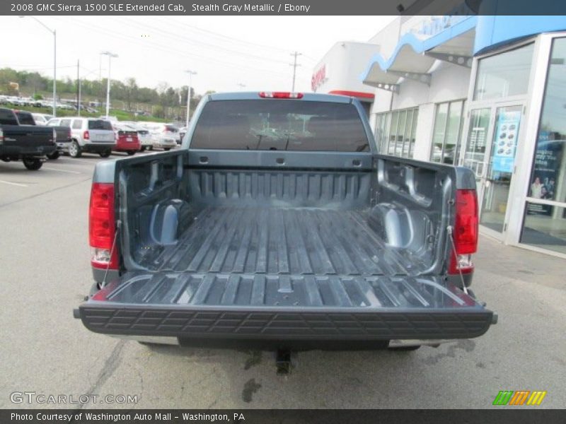 Stealth Gray Metallic / Ebony 2008 GMC Sierra 1500 SLE Extended Cab