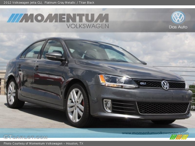 Platinum Gray Metallic / Titan Black 2012 Volkswagen Jetta GLI