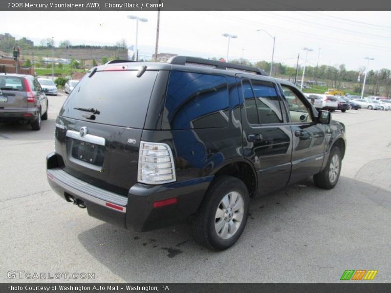 Ebony Black / Camel 2008 Mercury Mountaineer AWD