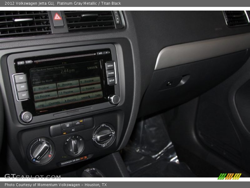 Platinum Gray Metallic / Titan Black 2012 Volkswagen Jetta GLI