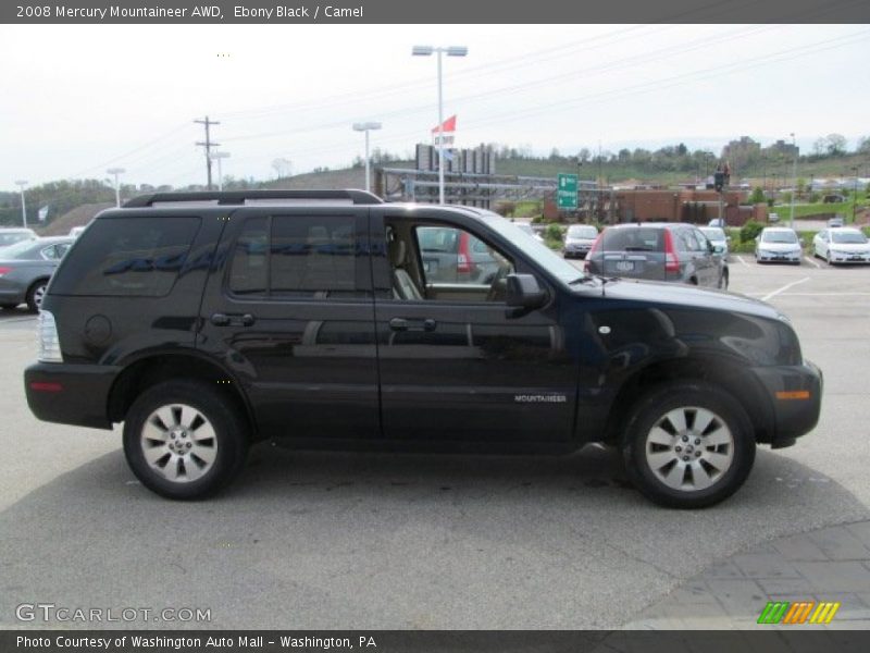 Ebony Black / Camel 2008 Mercury Mountaineer AWD