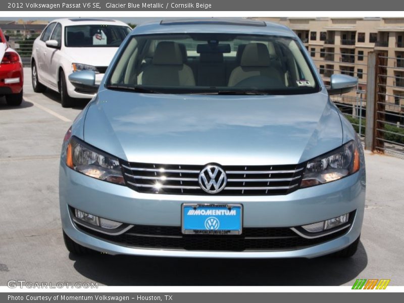 Glacier Blue Metallic / Cornsilk Beige 2012 Volkswagen Passat V6 SE