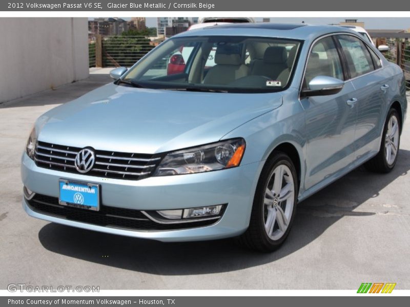 Glacier Blue Metallic / Cornsilk Beige 2012 Volkswagen Passat V6 SE