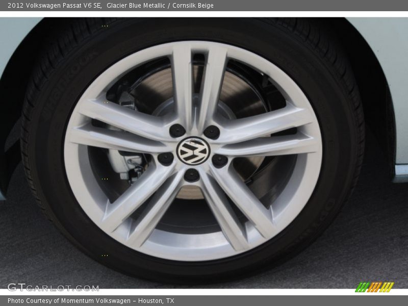 Glacier Blue Metallic / Cornsilk Beige 2012 Volkswagen Passat V6 SE