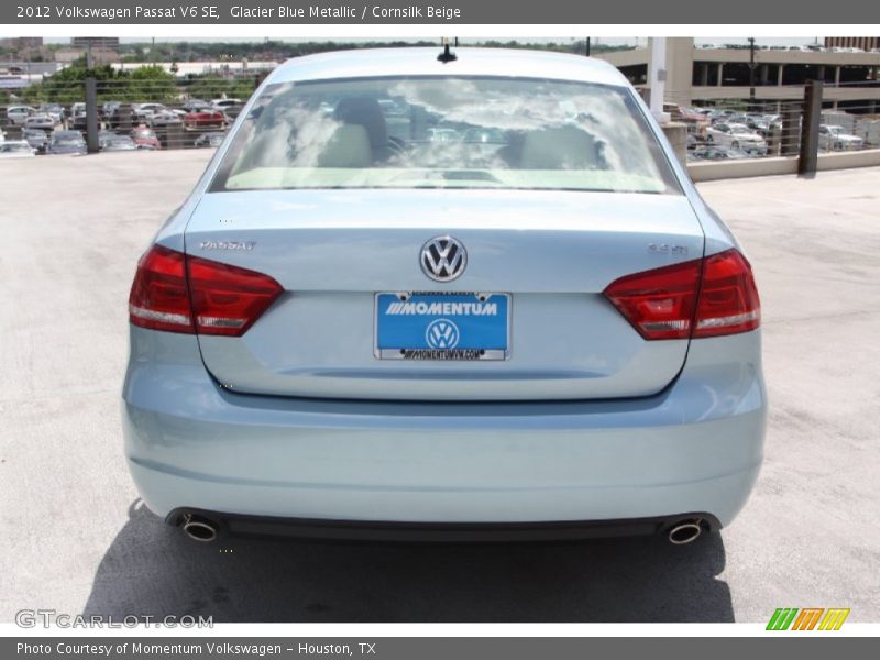 Glacier Blue Metallic / Cornsilk Beige 2012 Volkswagen Passat V6 SE