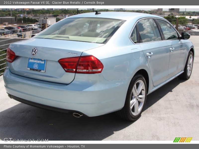 Glacier Blue Metallic / Cornsilk Beige 2012 Volkswagen Passat V6 SE