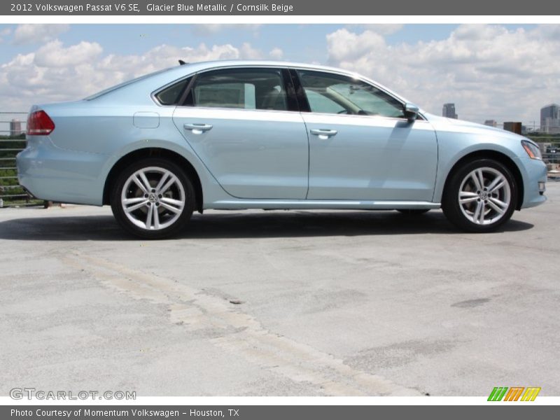 Glacier Blue Metallic / Cornsilk Beige 2012 Volkswagen Passat V6 SE