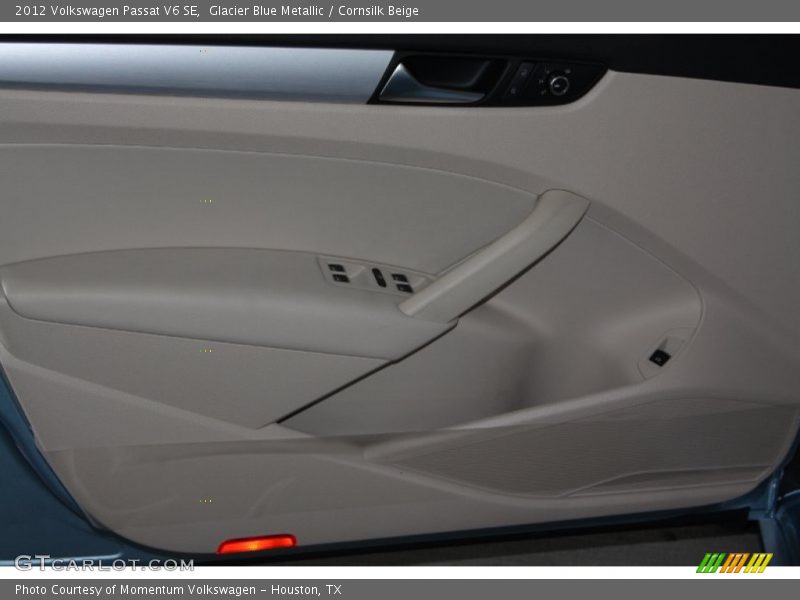 Glacier Blue Metallic / Cornsilk Beige 2012 Volkswagen Passat V6 SE