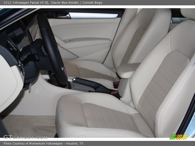 Glacier Blue Metallic / Cornsilk Beige 2012 Volkswagen Passat V6 SE