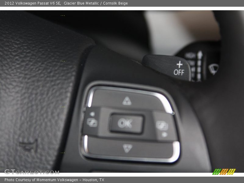 Glacier Blue Metallic / Cornsilk Beige 2012 Volkswagen Passat V6 SE