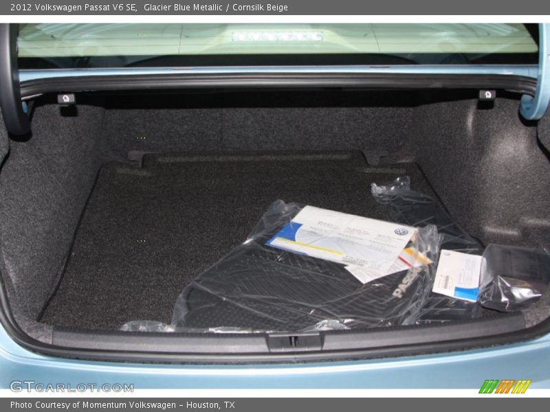 Glacier Blue Metallic / Cornsilk Beige 2012 Volkswagen Passat V6 SE