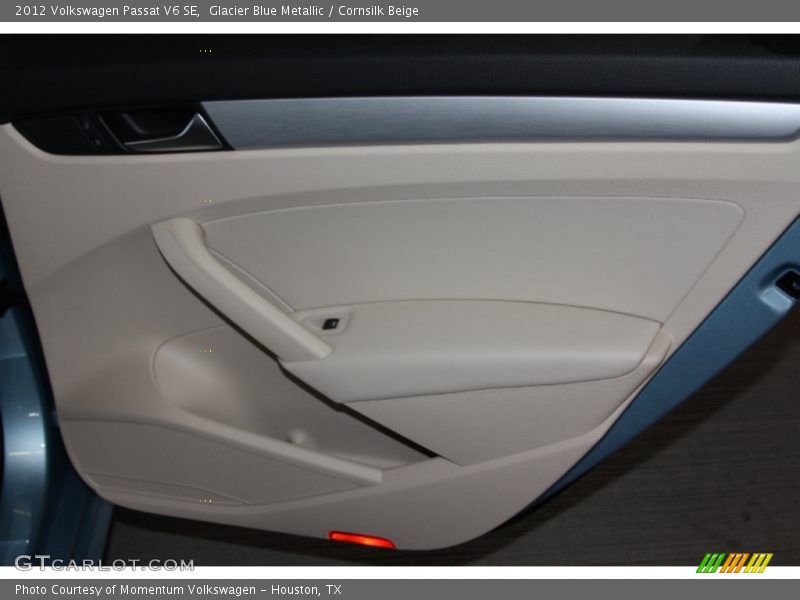 Glacier Blue Metallic / Cornsilk Beige 2012 Volkswagen Passat V6 SE