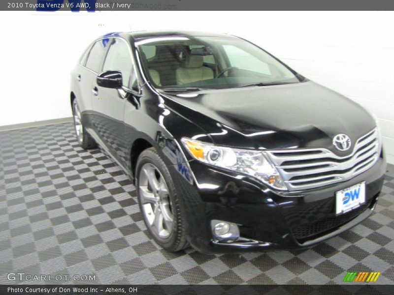 Black / Ivory 2010 Toyota Venza V6 AWD