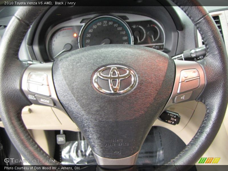 Black / Ivory 2010 Toyota Venza V6 AWD
