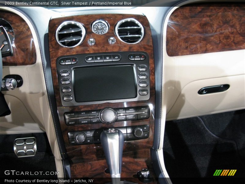 Silver Tempest / Portland/Imperial Blue 2009 Bentley Continental GTC