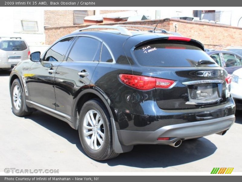 Black Obsidian / Graphite 2009 Infiniti FX 35 AWD