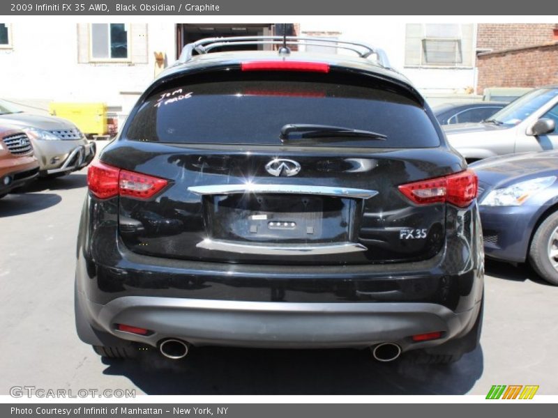 Black Obsidian / Graphite 2009 Infiniti FX 35 AWD