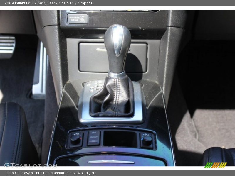 Black Obsidian / Graphite 2009 Infiniti FX 35 AWD