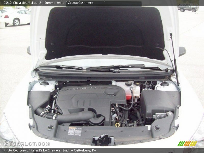 Summit White / Cocoa/Cashmere 2012 Chevrolet Malibu LS