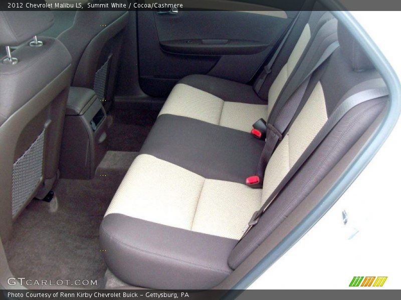Summit White / Cocoa/Cashmere 2012 Chevrolet Malibu LS