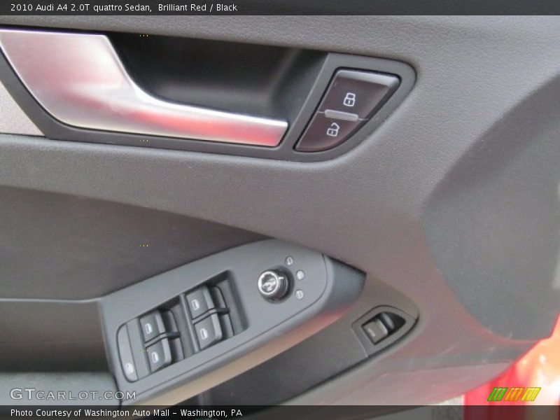 Brilliant Red / Black 2010 Audi A4 2.0T quattro Sedan