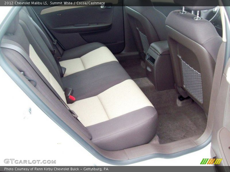 Summit White / Cocoa/Cashmere 2012 Chevrolet Malibu LS