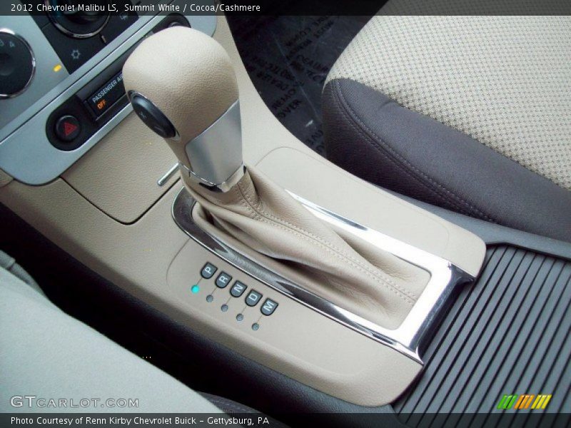 Summit White / Cocoa/Cashmere 2012 Chevrolet Malibu LS