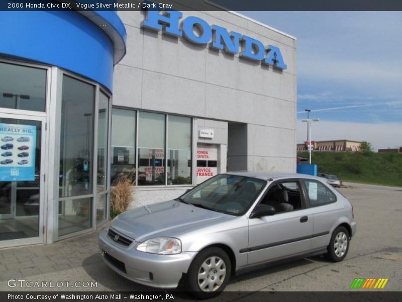 Vogue Silver Metallic / Dark Gray 2000 Honda Civic DX