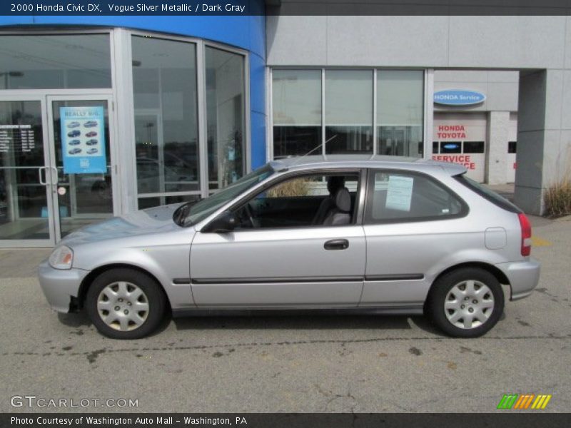 Vogue Silver Metallic / Dark Gray 2000 Honda Civic DX