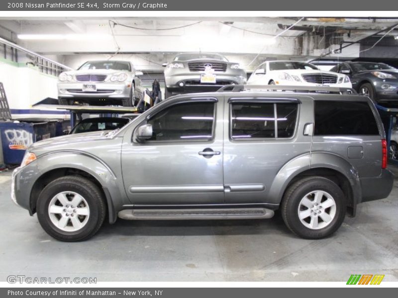 Storm Gray / Graphite 2008 Nissan Pathfinder SE 4x4