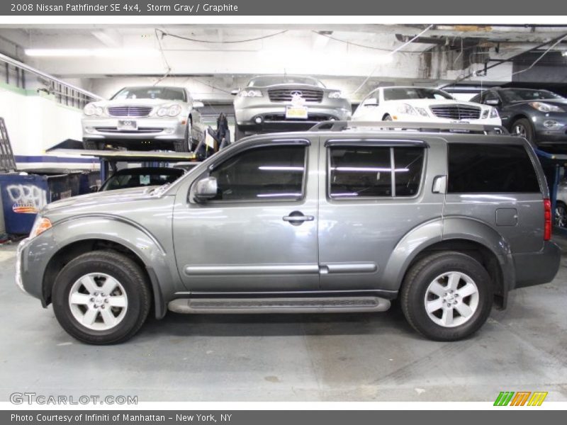 Storm Gray / Graphite 2008 Nissan Pathfinder SE 4x4