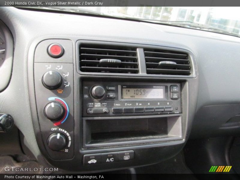 Vogue Silver Metallic / Dark Gray 2000 Honda Civic DX