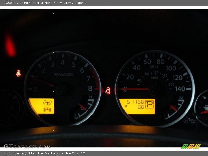 Storm Gray / Graphite 2008 Nissan Pathfinder SE 4x4